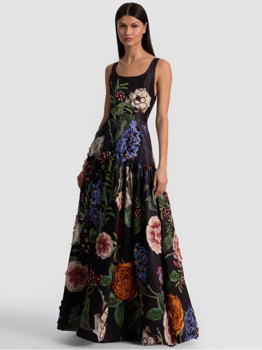 ALICE + OLIVIA MAXINE EMBELLISHED GOWN - Picture 5 of 17